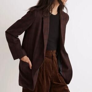 Maxwell Women's Plaid Oversized Blazer